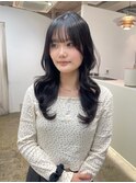 イメチェン/ピンクベージュ/アンブレラカラー/前髪/千葉