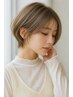 【人気No.1白髪改善】似合わせカット+白髪ぼかしハイライトカラー ¥18000