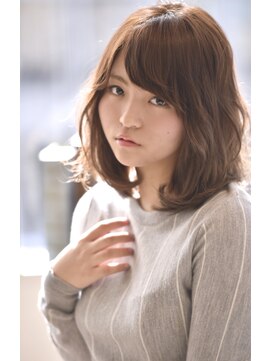 クールドセリエ 新宿南口店(Coeur de cellier) 【cellier】顔周りで小顔を作るひし形シルエットボブ