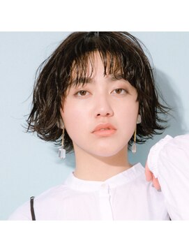 アピッシュ シーナ 海老名店(apish ciena) ＊ワイドバング×ゆらぎウェットラフショート☆