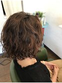 ボブ波パーマ