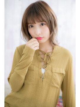 ミック 日暮里店(miq) グラデカラーの☆グラマラスロブ 【miq 日暮里】