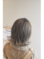 アーサス ヘアー デザイン 上越店(Ursus hair Design by HEADLIGHT)&nbsp;切りっぱなしハイライトボブ