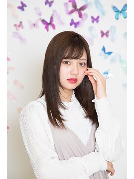 ステラ 坂戸にっさい店(STELLA) 『憧れロングの王道!!』艶髪ナチュラルストレートスタイル。