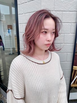 アースコアフュールボーテ 新潟中野山店 (EARTH coiffure beaute) 韓国風ピンクベージュ