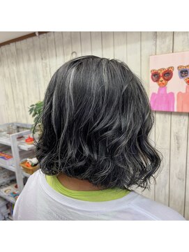 グルック ヘアーリラクゼーション 九条店(Gluck Hair Relaxation) コントラストハイライト