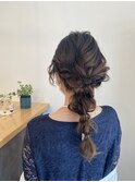 ヘアセットも電話でご相談ください♪