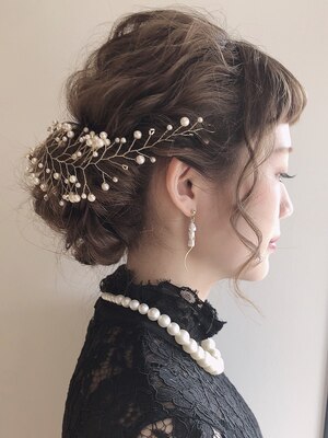 【地下鉄成増駅3分★】ヘアセット￥4480♪結婚式、パーティーetc…お呼ばれヘアは【CANVAS】にお任せ！