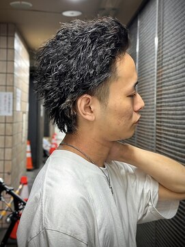 ヒロギンザ 大阪本店(HIRO GINZA) スパイキーショート×ツイストパーマ