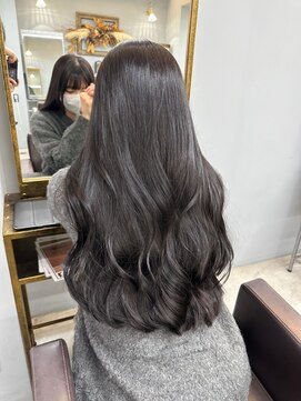 オズ 郡山桑野店(OZ) イメチェンハッシュカットフルバング似合わせレッドブラウン