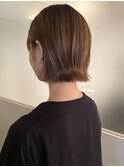 大人可愛い/外ハネボブ/切りっぱなしボブ/ショートボブ/20代30代