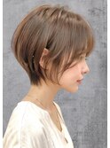 ダメージレスカラー　× ショートボブ