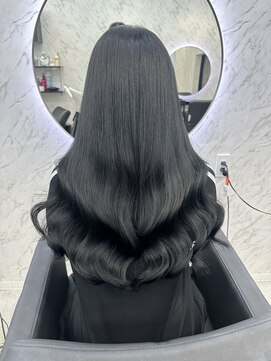 ドットモーダ  町田店(dot. mooda) 【艶カラー×ブルーブラック】韓国/韓国ヘア/町田/町田駅/学割