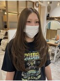 《maya》レイヤーカット*オリーブベージュ*ロング