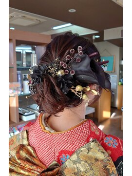 プレッソヘアー Presso hair ユルまとめ髪