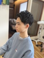 ココカラヘアー プラス(cococara‐hair plus)&nbsp;アップバング×ツーブロスタイル