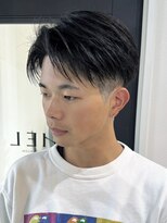 ビビバイベル(BiVi by BHEL)&nbsp;桑名メンズパーマメンズカットセンターパートメンズマッシュ緩め