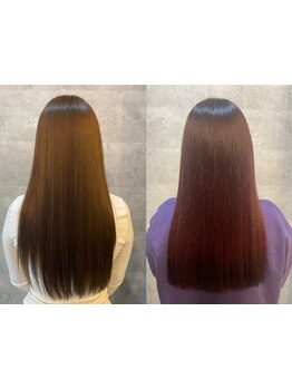 【多治見】こだわりのストレートで低ダメージで自然な艶髪へ♪毎日のお手入れも時短に！