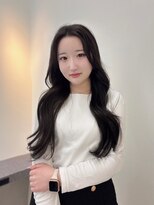 ノイズオオサカ 梅田店(NOISM OSAKA)&nbsp;ふんわりミディアム前髪アンブレラカラーこなれミディイメチェン