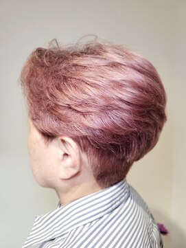 松本平太郎美容室 国立店 ツーブロックショート×イノアカラー