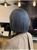 くすみライトブルーグレー