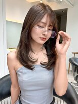 ロンドリメゾン 原宿(Lond re Maison.)&nbsp;ラベンダーミルクティー暗めカラー/髪質改善縮毛矯正/原宿表参道