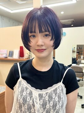 ノイ(noii) レイヤーボブ/レイヤー/ボブ/ボルドーブラウン/ボブレイヤー