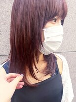 ファム 札幌大通(fam)&nbsp;30代40代◎秋の美髪ミディアムレイヤー×暖色カラー