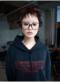 【GEEKS渋谷】渋谷/お任せデザインカラー/レイヤーショート/小顔