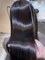 ユーフォリア 新宿店(Euphoria)&nbsp;【Euphoria SHOKI】ナチュラルストレート×オリーブブラウン