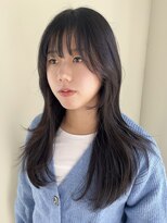 エクファ ヘア シェリル 草津 南草津店(ex-fa hair cherir)&nbsp;着物ヘア/ダークアッシュ/ミディアムレイヤーカット/南草津