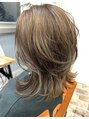 アグ ヘアー ピリカ 千歳店(Agu hair pirca)&nbsp;レイヤーカット×ブロンドベージュ