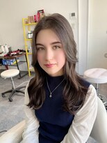 リルーム(re-room)&nbsp;顔まわりレイヤー/ブラウンベージュ/艶カラー