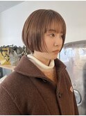 前髪ありショートボブミニボブリップラインボブ