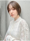 透明感グレージュ