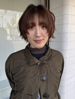 ナービス(NARVIS)&nbsp;透明感ブラウン/ショート/レイヤーカット/顔まわりカット