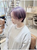 ◆ハイトーンショート春カラー×マッシュショート