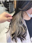 white　beige　innercolor