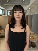ガリカ 博多(Gallica) <ゲスト>デジタルパーマで簡単スタイリング、ミディアムレイヤー
