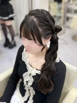 ヘアセットアリエス(aries) 立体リボンサイドポニー