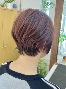 カネコ(KANEKO) レディースショート×ピンクベージュ