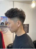 メンズカットメンズパーマフェードフェザーアップ