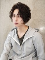 クペウヘイヴン メンズ(cope'u HAVEN men's)&nbsp;メンズミディアムボブ　ニュアンスパーマ