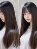 【赤みレス★★★/何度でも】カット+プレミアムカラー+5stepトリートメント