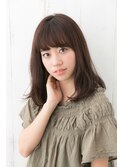 愛されセミディ/黒髪/似合わせカット/大人かわいい