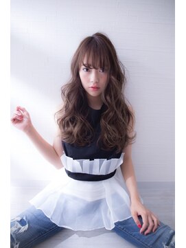 アリュールヘアー ルーチェ(ALLURE hair luce) 【ALLURE】透明感グレージュカラー×ゆるふわカール