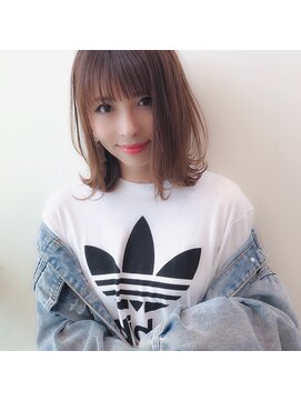 シエナ(CIENA) 【CIENA】ナチュラルブラウンの外ハネヘア＠酒井