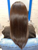 スローライフヘアーデザインアンドスパラウンジ(Slow life Hair design spa lounge)&nbsp;質感矯正ミネコラダブル＋水素原子バスク
