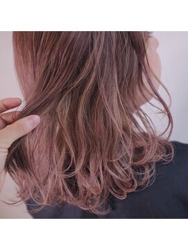 ソワンドブレスセルン 心斎橋(soin de brace cerne) ハイライト×ピンクベージュ