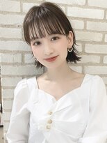 大人可愛い/ショートボブ/小顔/スリークボブ/外ハネボブ【江角】